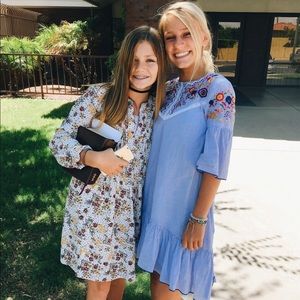 blue striped dress from ZARA!!